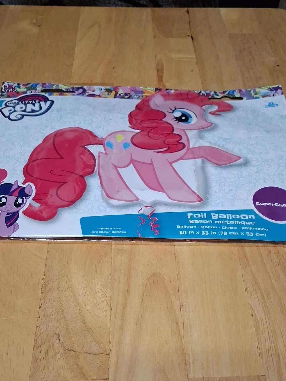 My Little Pony Pink and Red Foil Balloon - Pink, Red